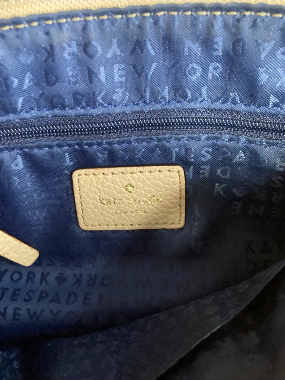 Kate Spade Berkshire Road Adela |Taupe Pebbled Leather Shoulder Bag - Picture 15 of 15